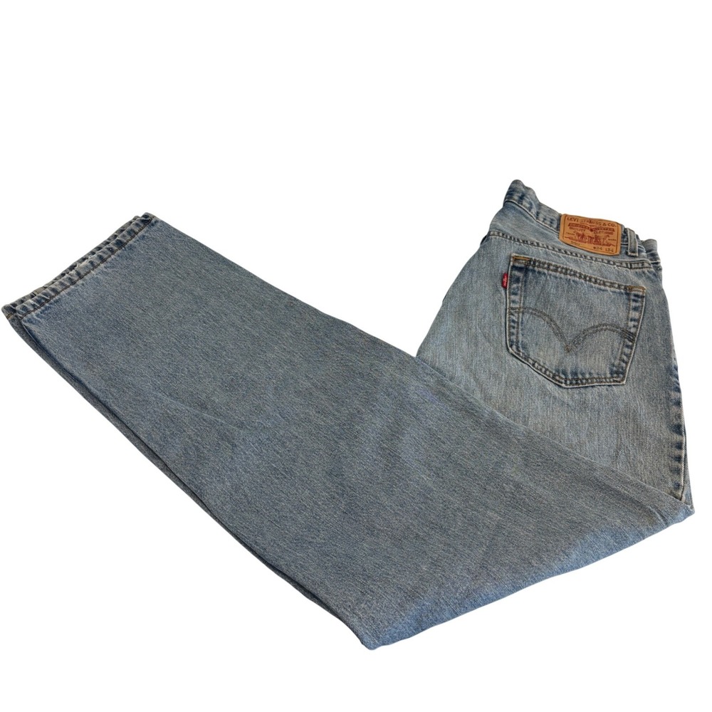 Levi's 560 Comfort Relaxed Fit Blue Jeans Mens 34x33 More Room in Seat Thighs